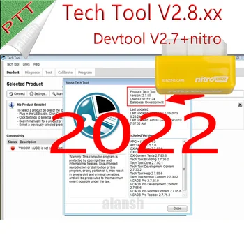 Премиум-технический инструмент PTT V2.8 V2.7.116 Онлайн-обновление VCADS Developer + Devtool Plus 2.7 + APCI + Nitro
