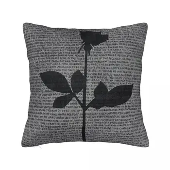 Наволочка из ткани с принтом от Depeche Cool Mode, декоративная наволочка для подушки, чехол для сиденья, прямая поставка 45 *45 см
