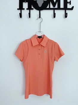 Топы для гольфа 2023, новая летняя женская рубашка с коротким рукавом, повседневная дышащая ST014
