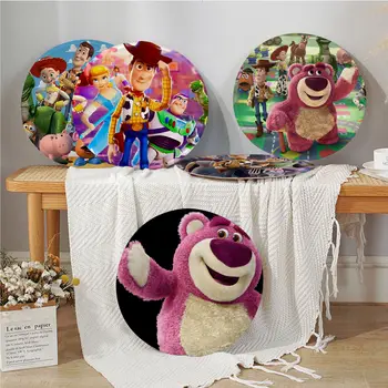 Коврик-подушка Disney Toy Story Круглая подушка для сиденья Офисный обеденный табурет Губчатый коврик для дивана Нескользящие подушки для стульев