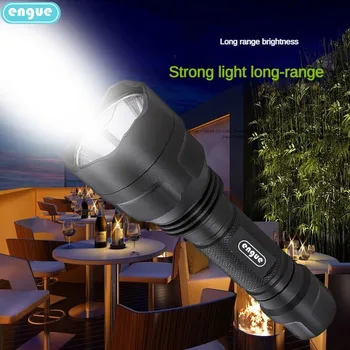 Новый мощный фонарик ENGUE - идеальное перезаряжаемое решение для всех ваших потребностей в освещении