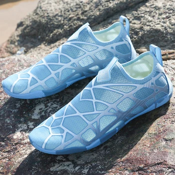 Болотные кроссовки, нескользящая походная обувь для бега, Быстросохнущие кроссовки, Дышащие износостойкие принадлежности для активного отдыха на озере