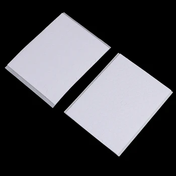 1 лист 3D двусторонней пенопластовой клейкой ленты с шестигранными точками, белый прочный клей, Волшебная наклейка