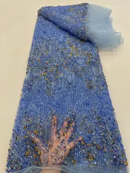 приятная на вид кружевная ткань из тюлевой сетки с вышивкой пером Jolin-1306.4501 хорошего качества для вечернего платья