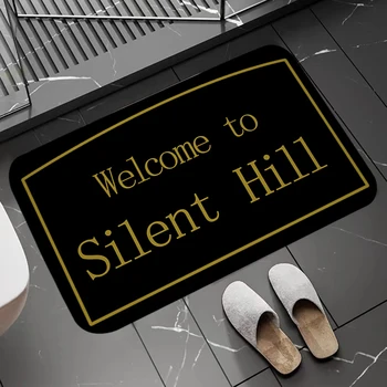 Коврик для ванной Добро пожаловать в Silent Hill Ковры для гостиной, коврики для пола, моющийся нескользящий кухонный коврик, половик для длинного коридора, ковер