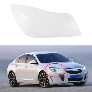 Правая прозрачная крышка головного света автомобиля, абажур, Абажур, крышка передней фары, объектив для Opel Insignia 2009-2011