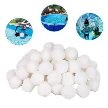 Белый фильтрующий шар для чистки бассейна, ватные шарики из водяного волокна, Легкие Высокопрочные Инструменты для чистки бассейна