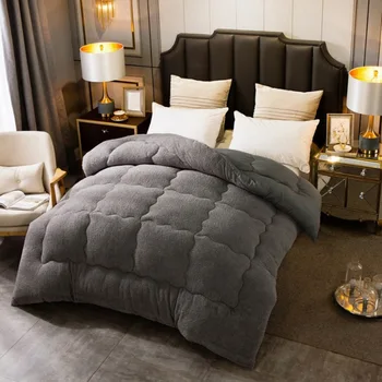 Зимнее Домашнее утолщенное Фланелевое одеяло, двустороннее бархатное теплое одеяло, одеяло для односпальной двуспальной кровати в Студенческом общежитии большого размера