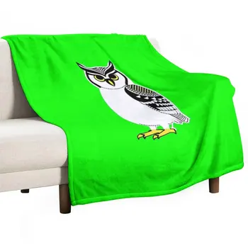 Новая милая сердитая сова - цифровое художественное оформление, плед, Пушистые Мягкие одеяла, Роскошное одеяло, Большое одеяло