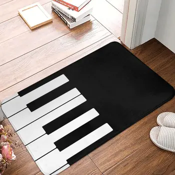 Пианино Нескользящий коврик для гостиной, кухонный коврик, добро пожаловать в домашний декор