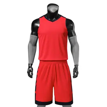 Настраиваемый дышащий баскетбольный костюм для мужчин - Быстросохнущая спортивная одежда