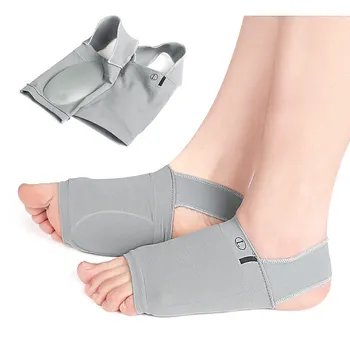 Силиконовые гелевые подушечки для ног, Стельки для обуви, Эластичный бинт, Ортопедическая поддержка свода стопы при плоскостопии