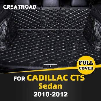 Автомобильный коврик для багажника с полным покрытием для Cadillac CTS 4-дверный седан 2010-2012 11 Автомобильный чехол для грузового лайнера Аксессуары для защиты салона