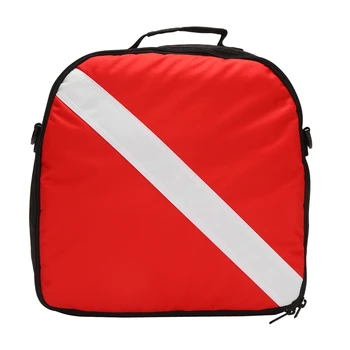Портативный прочный нейлоновый флаг для дайвинга, Защитный Регулятор для подводного плавания, сумка с ручкой для переноски на молнии