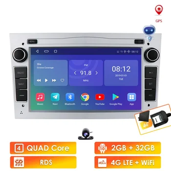 4G WIFI 2 Din Android 10 Автомобильный Мультимедийный GPS Navi радио для Opel Astra H G J Antara vectra c b Vivaro astra H corsa c d zafira b