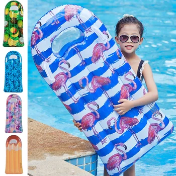Плавающий коврик для серфинга с ручкой, плавающая кровать для детского бассейна, надувной матрас, плавающий для водных видов спорта на открытом воздухе, доска для серфинга