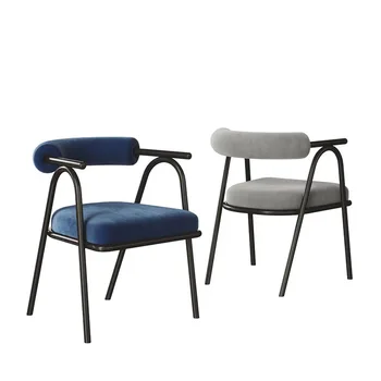 Кухонные обеденные стулья Nordic Офисное Роскошное кресло для столовой в спальне, современный эргономичный дизайн Poltrona Мебель для комнаты