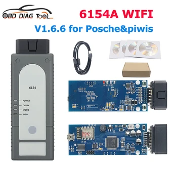 Лучший OKI 6154 WIFI V1.6.6.0 Для Posch и Piwis OBD2 Автомобильный сканер Бесплатно V6.2.2 С Keygen OKI6154 Для Vag-Group до 2021 года для Win7 / 10