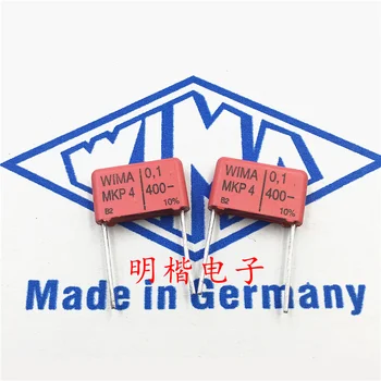 Бесплатная доставка 10шт/30шт WIMA Германия конденсатор MKP4 400V 0.1МКФ 400V 104 100N P = 15 мм