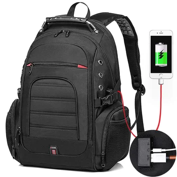 2023 Новый 15,6-дюймовый рюкзак для ноутбука, Многофункциональный USB-порт для зарядки, водонепроницаемая уличная дорожная сумка объемом 40 л, школьная