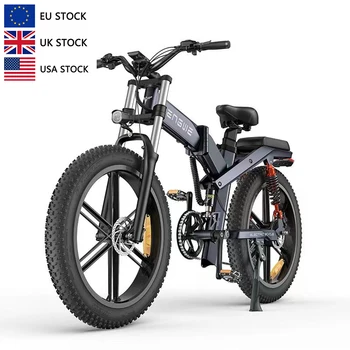 Engwe X26 Склад в США mtb 26 дюймовые колеса со спицами электрический горный велосипед fat tire мощностью 1000 Вт для бездорожья электрический велосипед