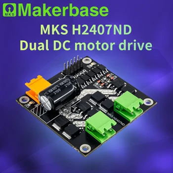 Makerbase H2407ND Плата привода с двойным двигателем постоянного тока мощностью 24 В/7A 160 Вт H Bridge L298 Logic