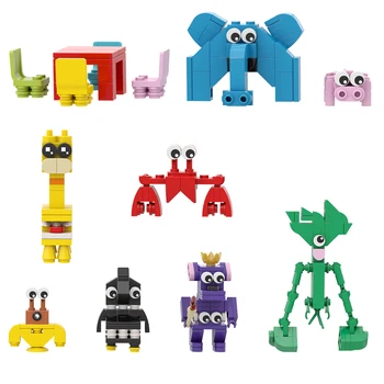 Новая версия Garten of Banban с персонажем монстра, строительные блоки, игрушки, набор из 299 предметов, подарок на день рождения для детей