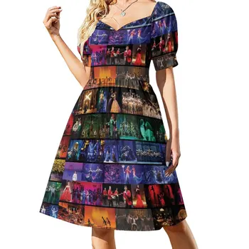 Радужный коллаж из Бродвейских свиноматок, платья для женщин 2023, платья с длинным рукавом, платья для женщин
