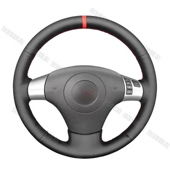 Сшитая вручную черная кожаная крышка рулевого колеса автомобиля для Chevrolet Corvette 2006 2007 2008 2009 2010 2011