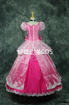 Косплей Diy Розовый костюм принцессы Новый стиль Платье для косплея Золы принцессы для взрослых Женский костюм для вечеринки на Хэллоуин Наивысшего качества