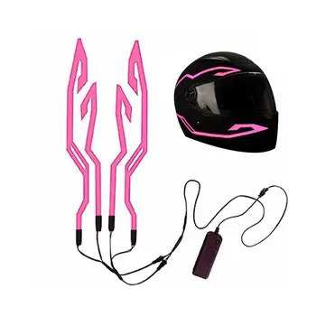 Мотоциклетные шлемы с подсветкой, мотоциклетные шлемы с подсветкой для безопасности ночной езды, светодиодная лента для шлемов, светодиодная лента для шлемов