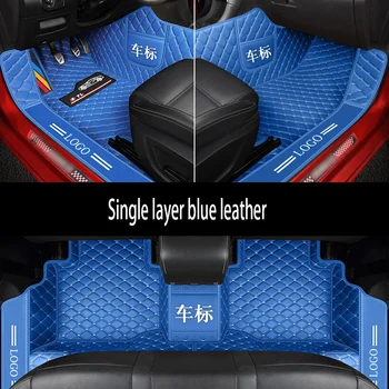 Двойные кожаные коврики для автомобилей Подходят для PLUS Chery Tiggo 7 3X 5X Красиво И модно