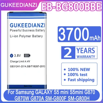 Аккумулятор GUKEEDIANZI EB-BG800CBE 3700 мАч Для Samsung GALAXY S5 mini S5MINI SM-G800F G870a G870W EB-BG800BBE Batteria