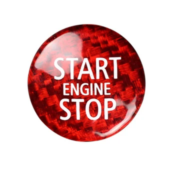 Кнопка Запуска И Остановки Двигателя Из Углеродного Волокна, Наклейка на Внутреннюю Отделку Mini Cooper R55 R56 R57 R58 R59 R60