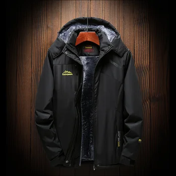 Ветрозащитная куртка Мужская с капюшоном Discovery Повседневный стиль мотоциклетная военная техническая одежда кардиган для альпинизма Оверсайз