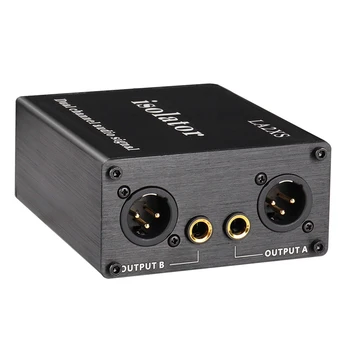 Аудиоизолятор LA2XS, 1 шт., Фильтр шумоподавления, устраняет текущий шум, двухканальный аудиоизолятор с микшером 6.5 XLR, Двухканальный микшер, Аудиоизоляторы
