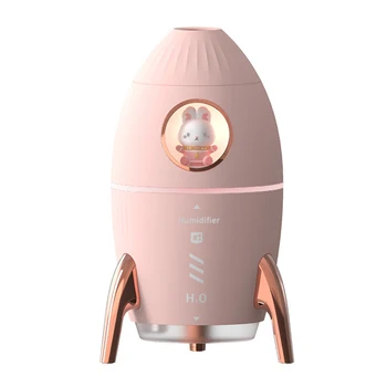 Увлажнитель воздуха Rocket Jellyfish, моделирующий холодный туман, диффузор эфирных масел, ароматический диффузор, увлажнители воздуха, розовый